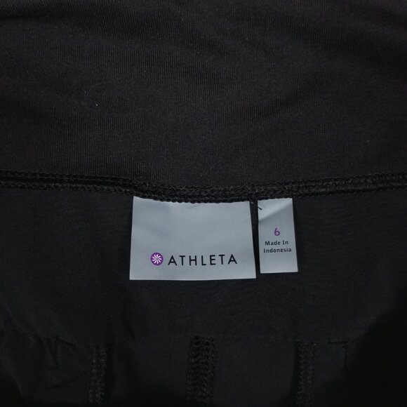 Athleta Soho Joggers Pants Black Sz 6 - Picture 4 of 9